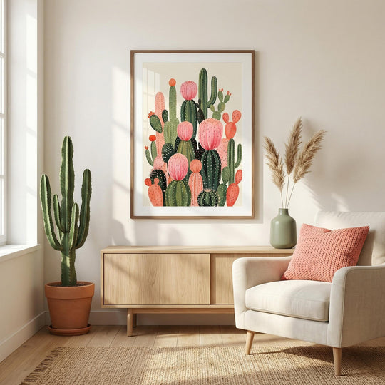Stampa di cactus