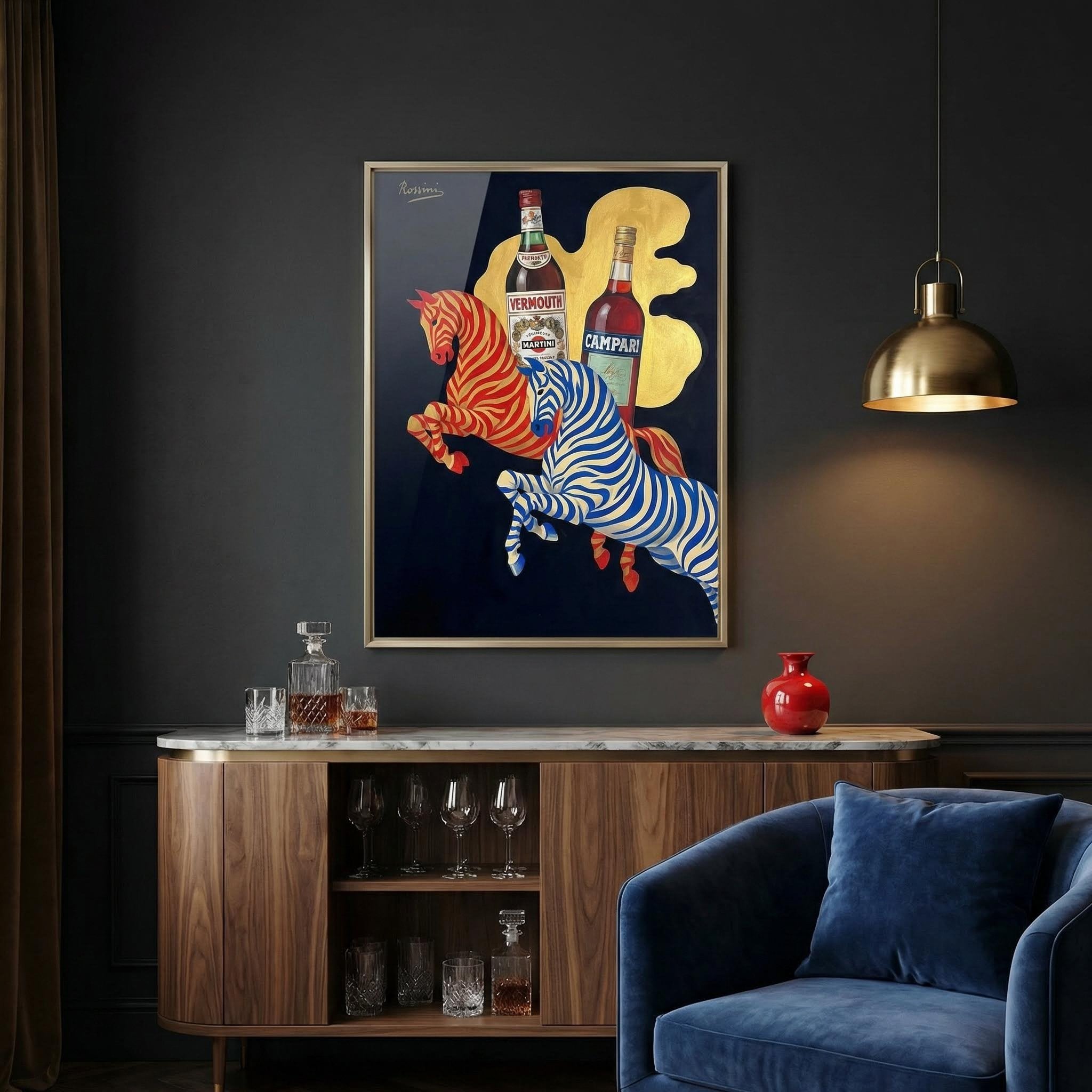 Zebra Spirits Poster