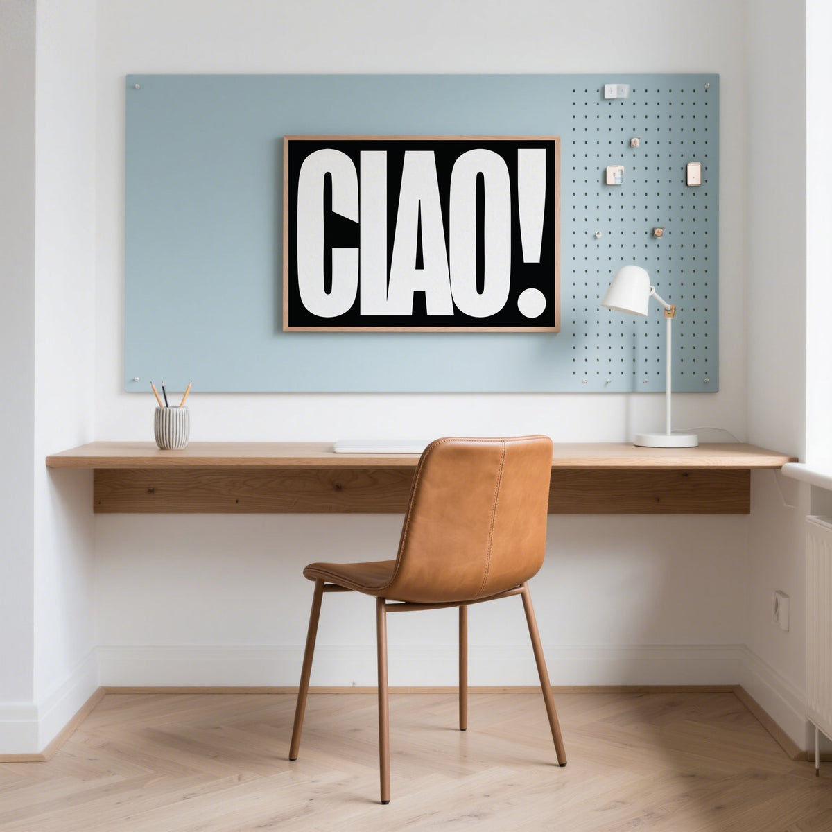 Italian-inspired Ciao poster for modern wall decor