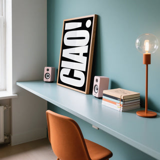 Ciao Poster for Trendy home office