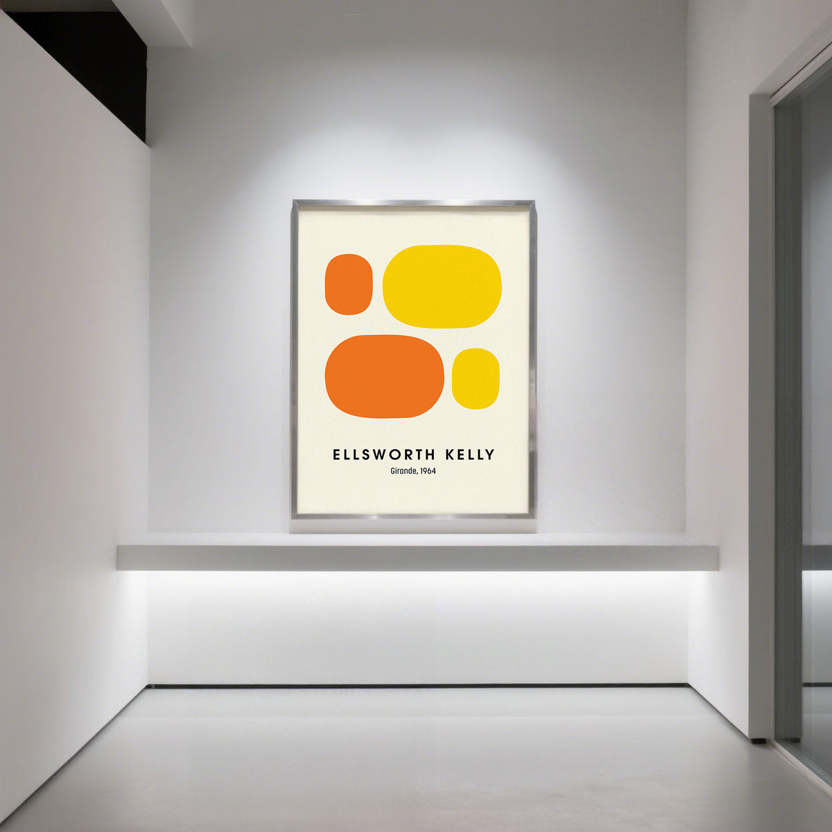 Colourful modern print for minimal and bold interiors