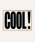 Cool typography poster featuring bold lettering