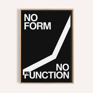 Framed close-up of Workout Room Wall Art with white text on black background and an angular white line