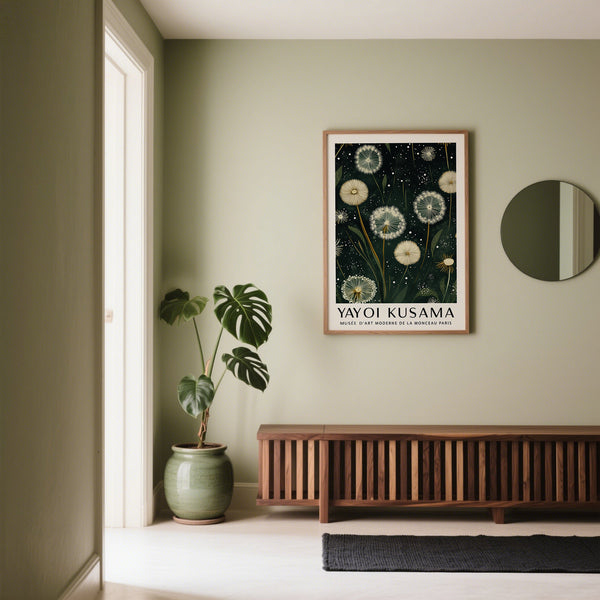 Large Dandelion Print inspired by Yayoi Kusama