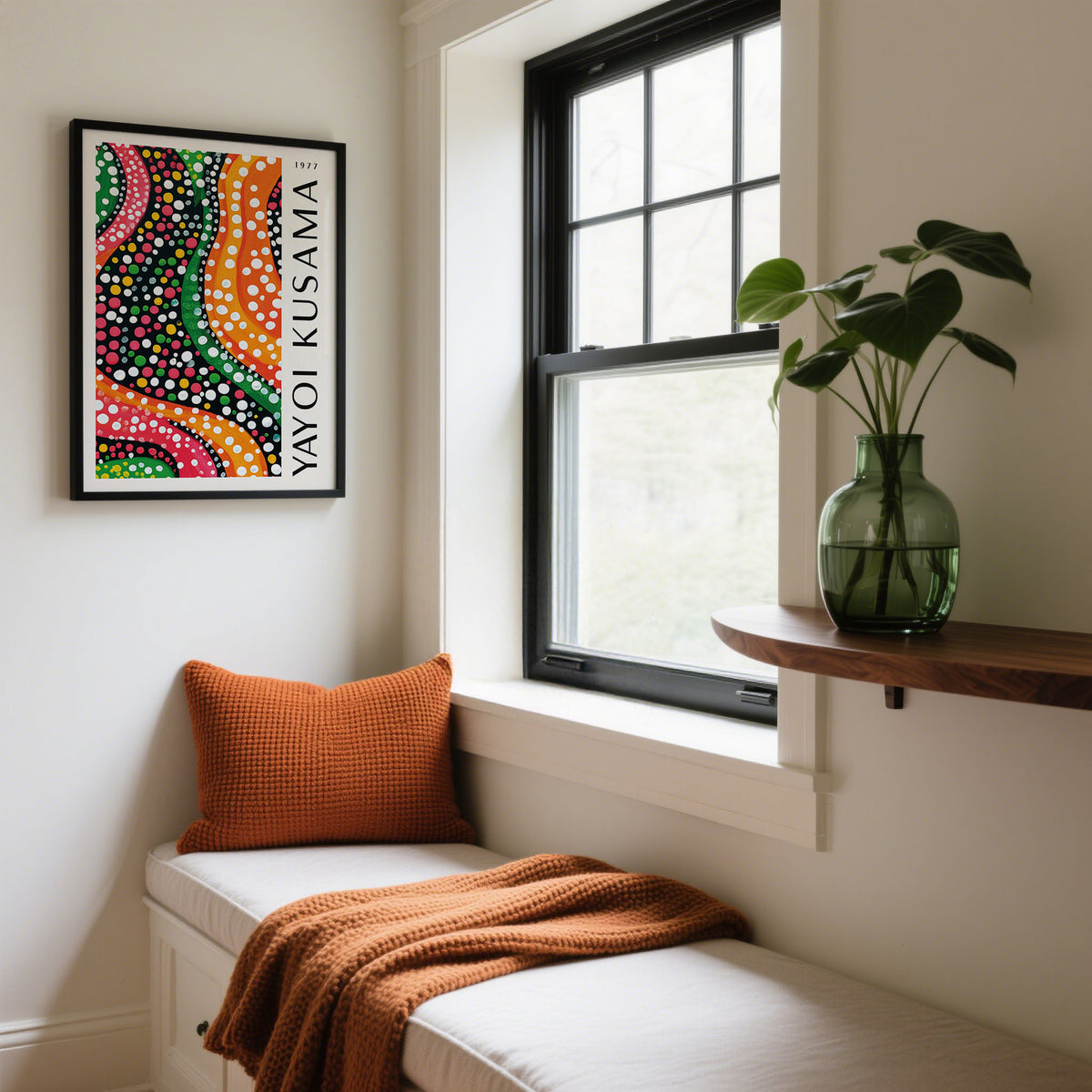 Colorful Yayoi Kusama Dots in multi colour
