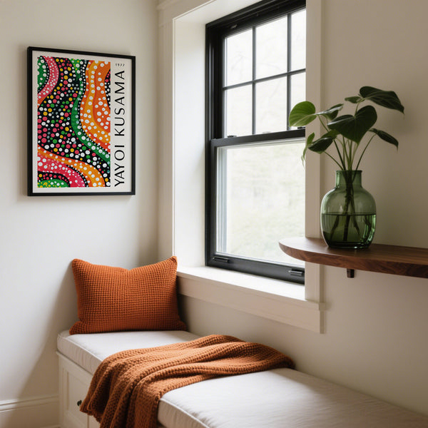 Colorful Yayoi Kusama Dots in multi colour