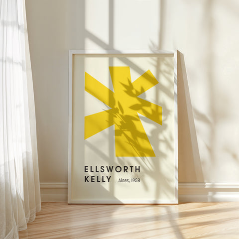 Ellsworth Kelly Inspired Yellow Aloe