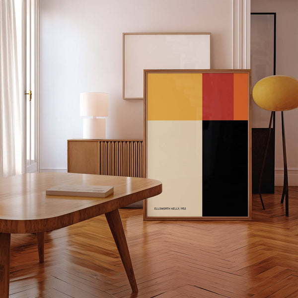 Large Ellsworth Kelly poster for statement wall decor