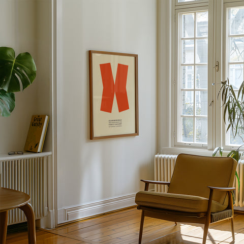 Contemporary wall art inspired by Ellsworth Kelly's minimalism
