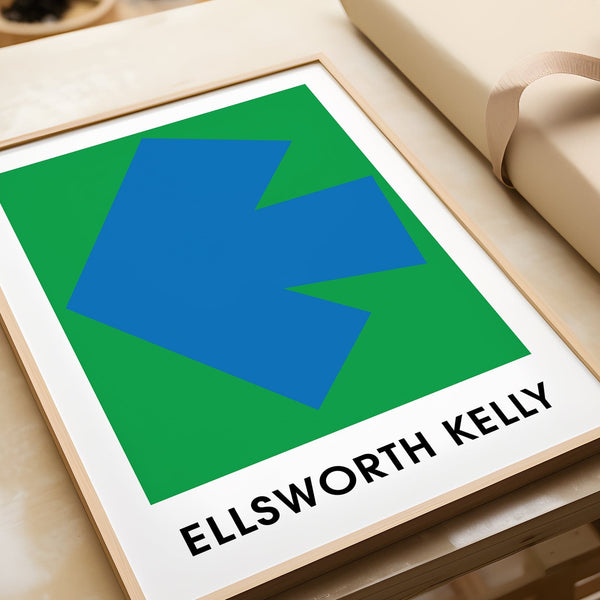 Modern Ellsworth Kelly art print for contemporary interiors
