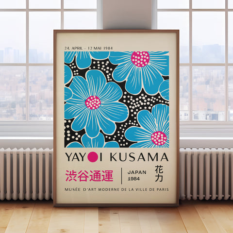 Yayoi Kusama Trendy Floral Wall Art