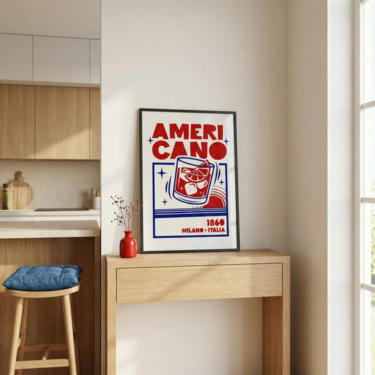 Americano Cocktail Print