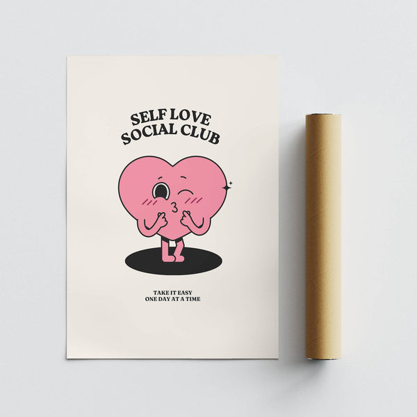 Bedroom wall styled with inspirational quotes wall decor for self-care