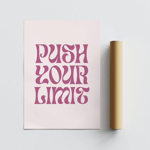 Gym wall with quote motivational posters for strength and focus