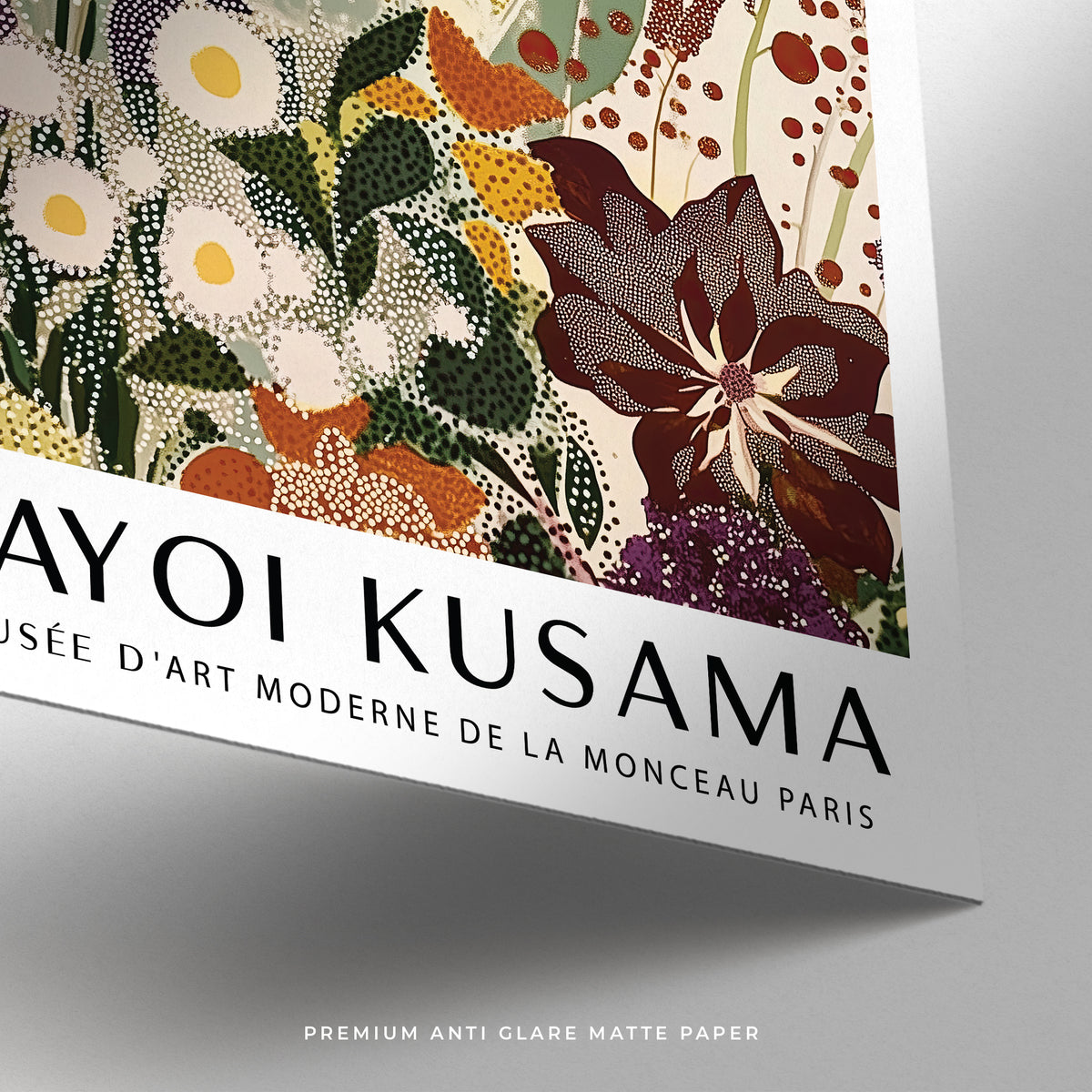 Close up Abstract Floral Print made with  premium matte paper