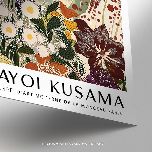 Close up Abstract Floral Print made with  premium matte paper