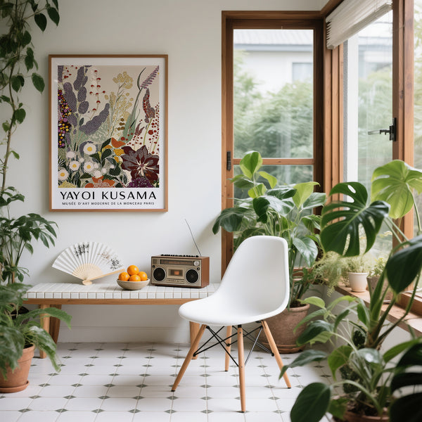 Abstract Floral Print for conservatory