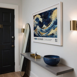 statement Ocean Wave Wall Art with dynamic movement