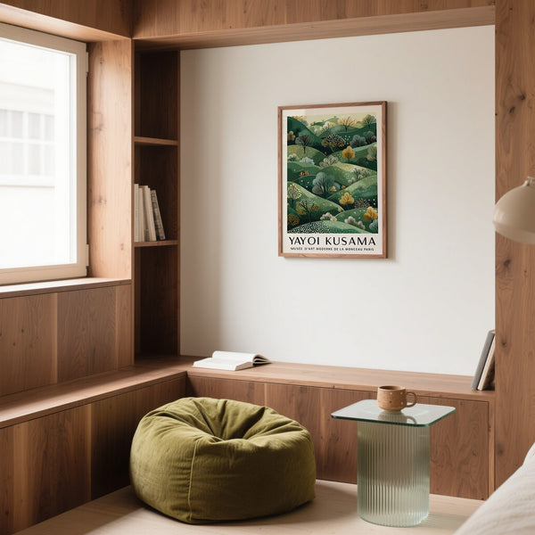 High-definition Yayoi Kusama Paintings with textured details