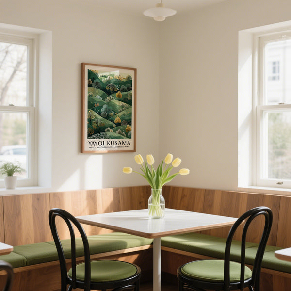 Yayoi Kusama Paintings for kitchen diner