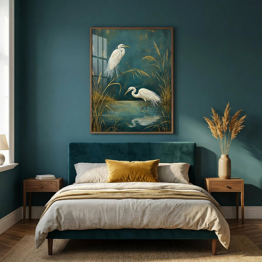 Egret Wall Art