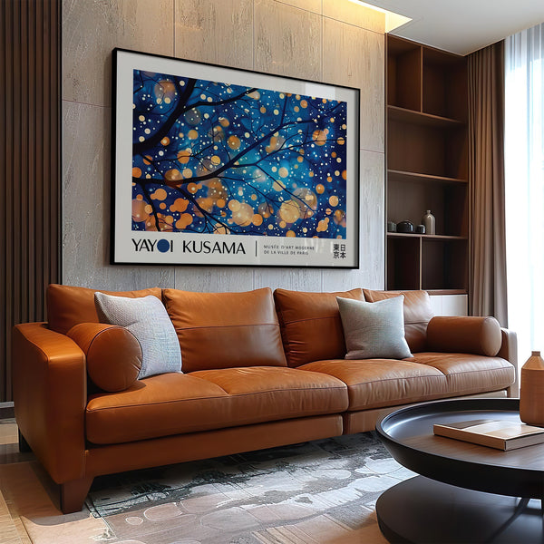 High-quality Kusama Art featuring nature-inspired patterns