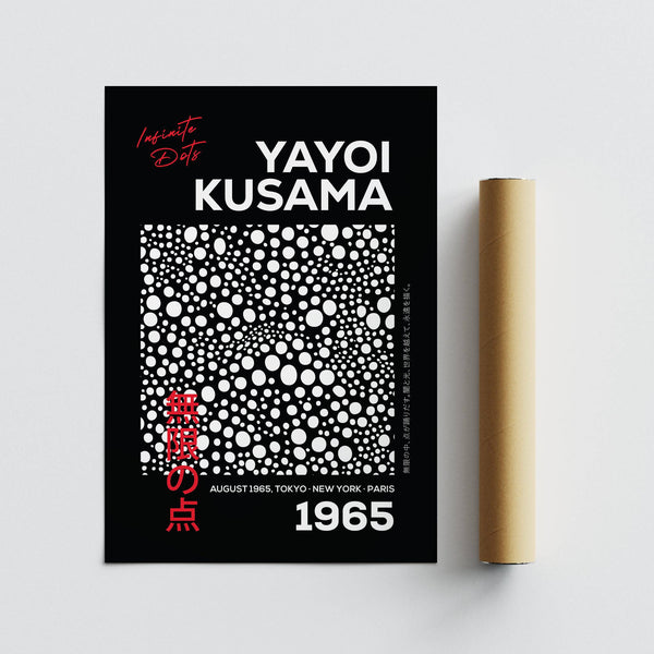 Infinite repetition in abstract wall art polka dots ideal for home interiors