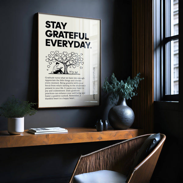 Contemporary Inspirational Sayings Posters with positive message