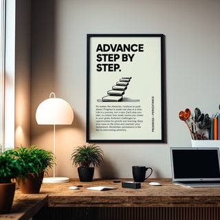 Contemporary Poster of Motivation for workspaces