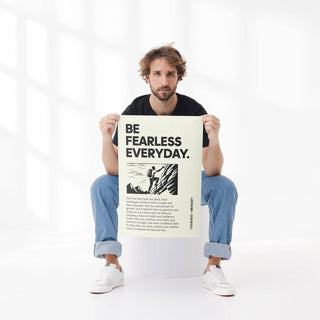 Minimalist positive poster art for contemporary interiors