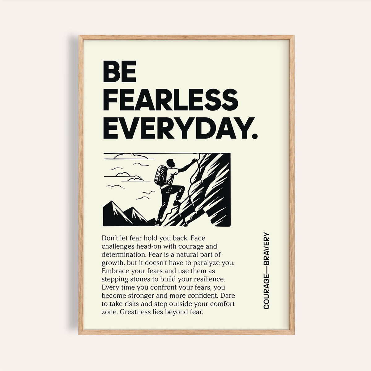 Positive poster art for Living Room