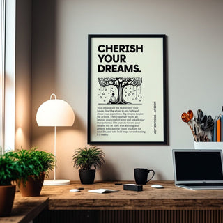 Inspiration poster for students perfect for academic motivation
