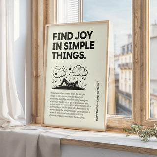Simple Inspirational Art Wall message print