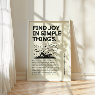 Black and cream Inspirational Art Wall decor