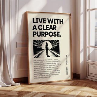 High-quality motivational poster on premium matte paper.
