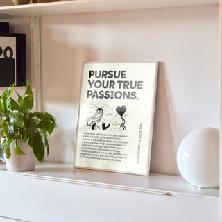 Elegant Inspirational Wall Art with bold typography