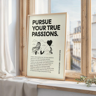 Modern Inspirational Wall Art print for study areas