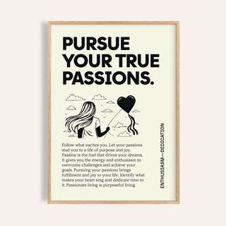 Inspirational Wall Art with typography design
