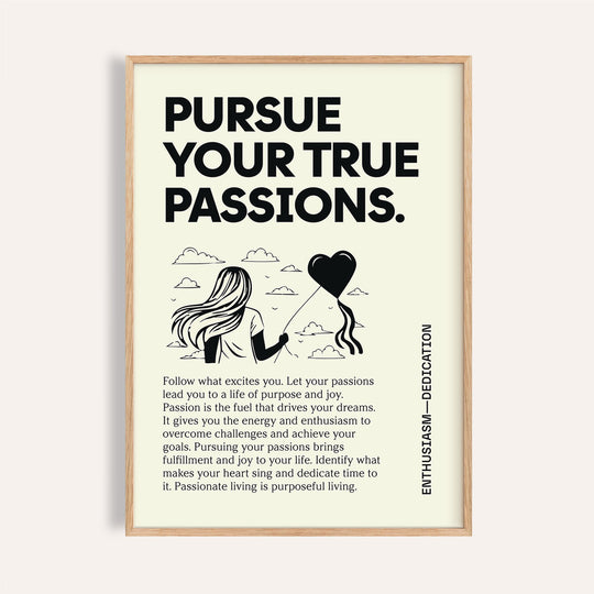 Inspirational Wall Art with typography design