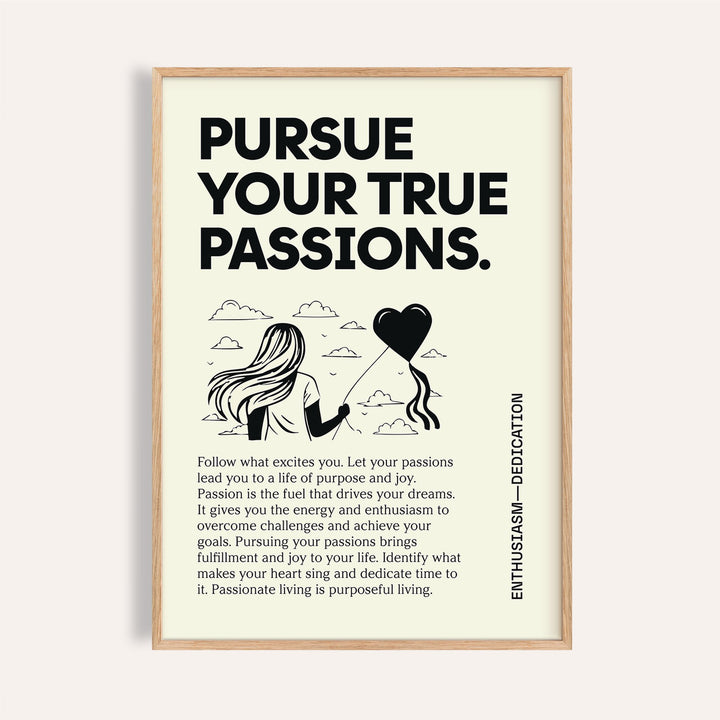 Inspirational Wall Art with typography design