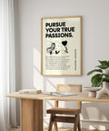 Inspirational gift poster for birthdays and graduations.
