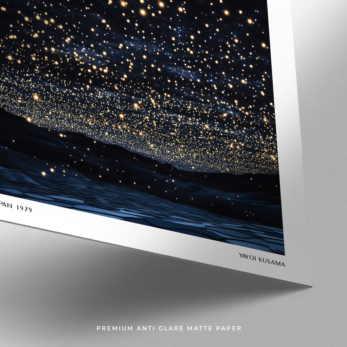 Close up of a Stars in the Night Poster in square format