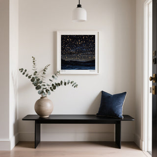 statement Starry Night Print with infinite nightscape
