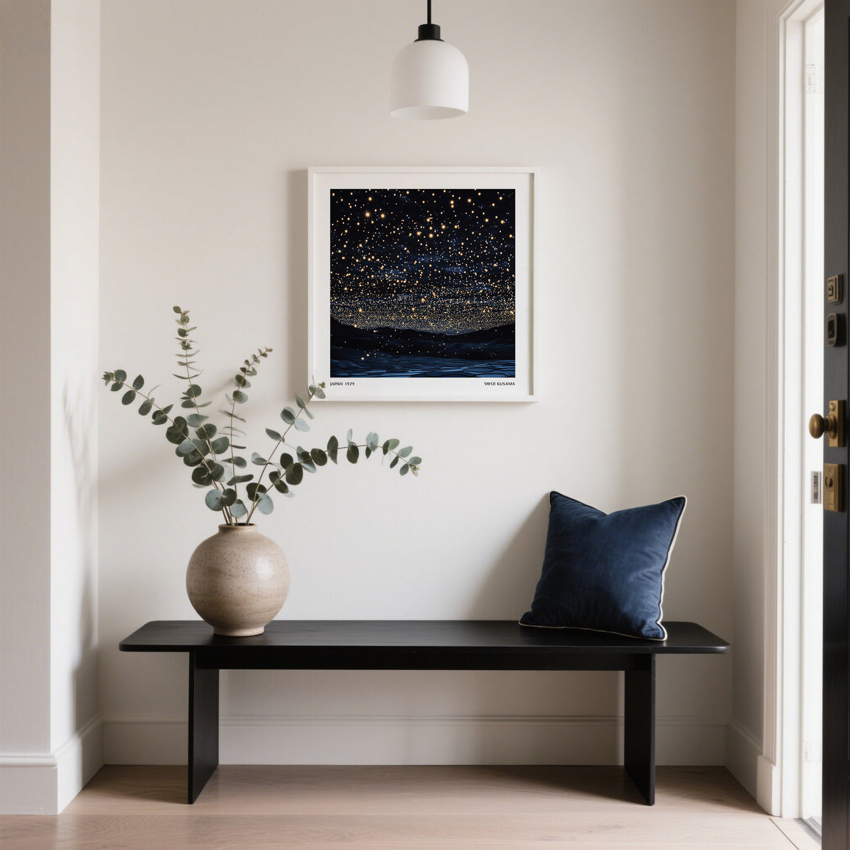 statement Starry Night Print with infinite nightscape
