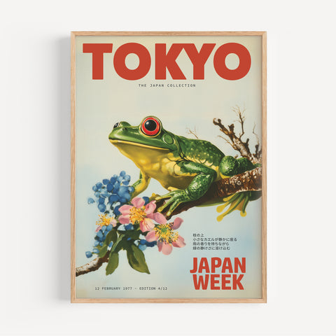 Tokyo Japanese Frog Art | The Japanese Collection Print 