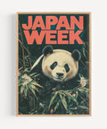 Japanese Art Print | Panda Poster for Animal Lovers | Asian Woodblock Wall Art