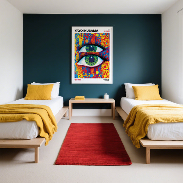 Fantasy-inspired poster with bold and dynamic colors for a dorm room.
