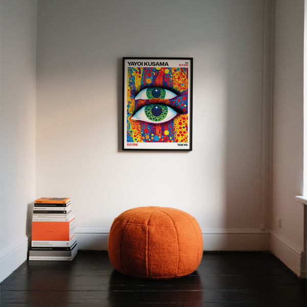 Dynamic funky wall art perfect for creative living spaces