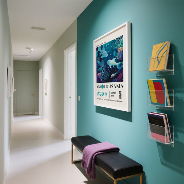 Statement Japanese ocean artwork for elegant home decor