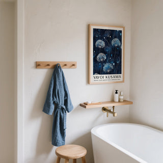 Blue and White Wall Art for bathroom
